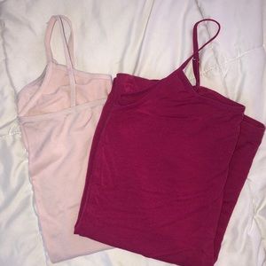 Two Pink Camis